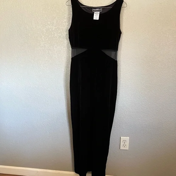 Molly Malloy Dresses Molly Malloy Maxi Sz Black Velvet